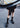 【AKIKOAOKI × WE11DONE】BLACK WOMENS MATTE BLACK STUDDED LOAFERS