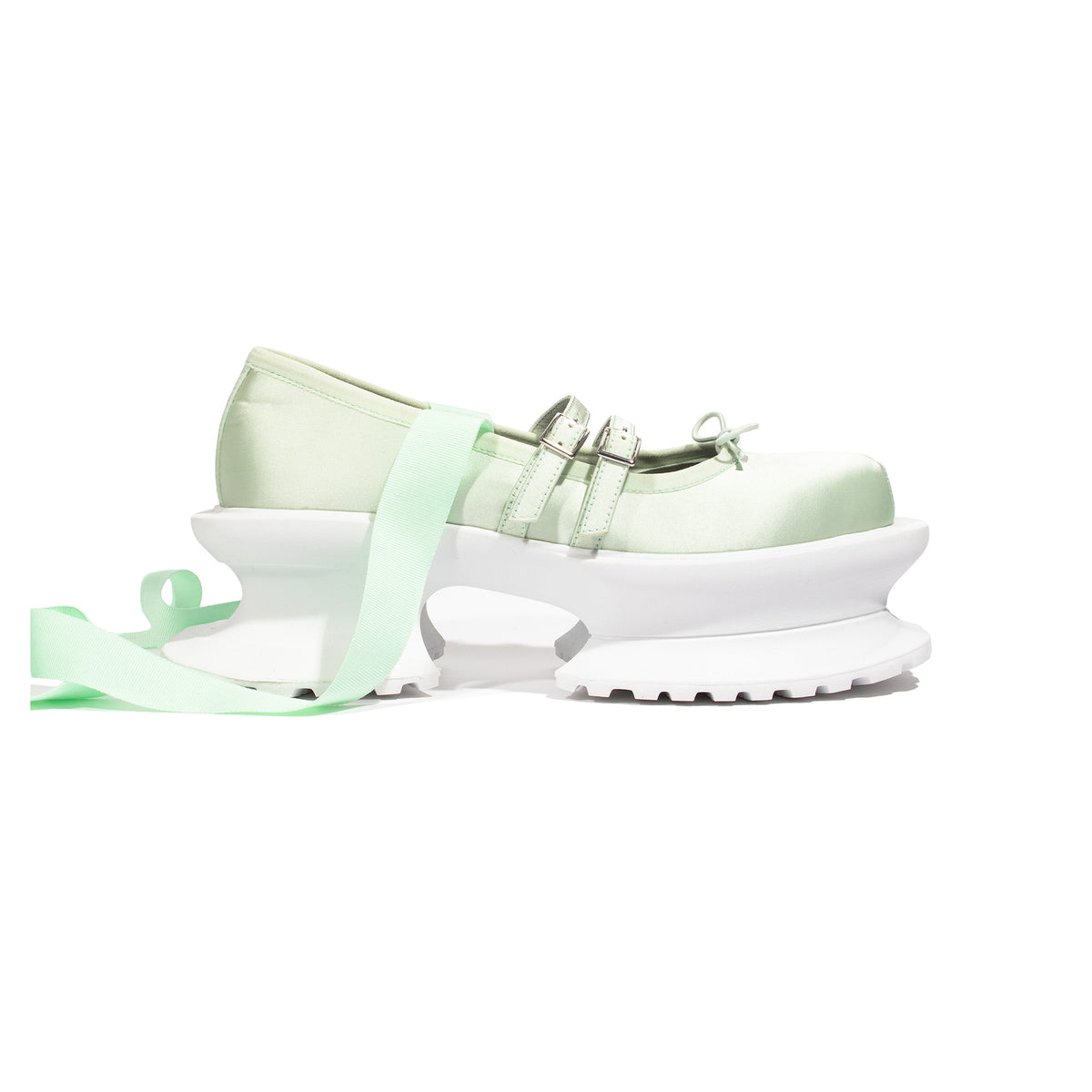 Aerial Coppelia -satin Mint×WH – AKIKOAOKI(アキコアオキ)公式 